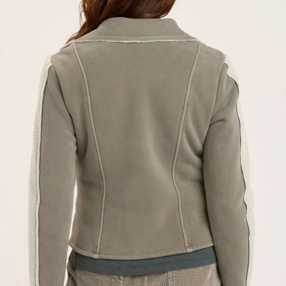 XCVI Sherpa/Suede Moto-Olive
Jacket - Picture 2 of 11